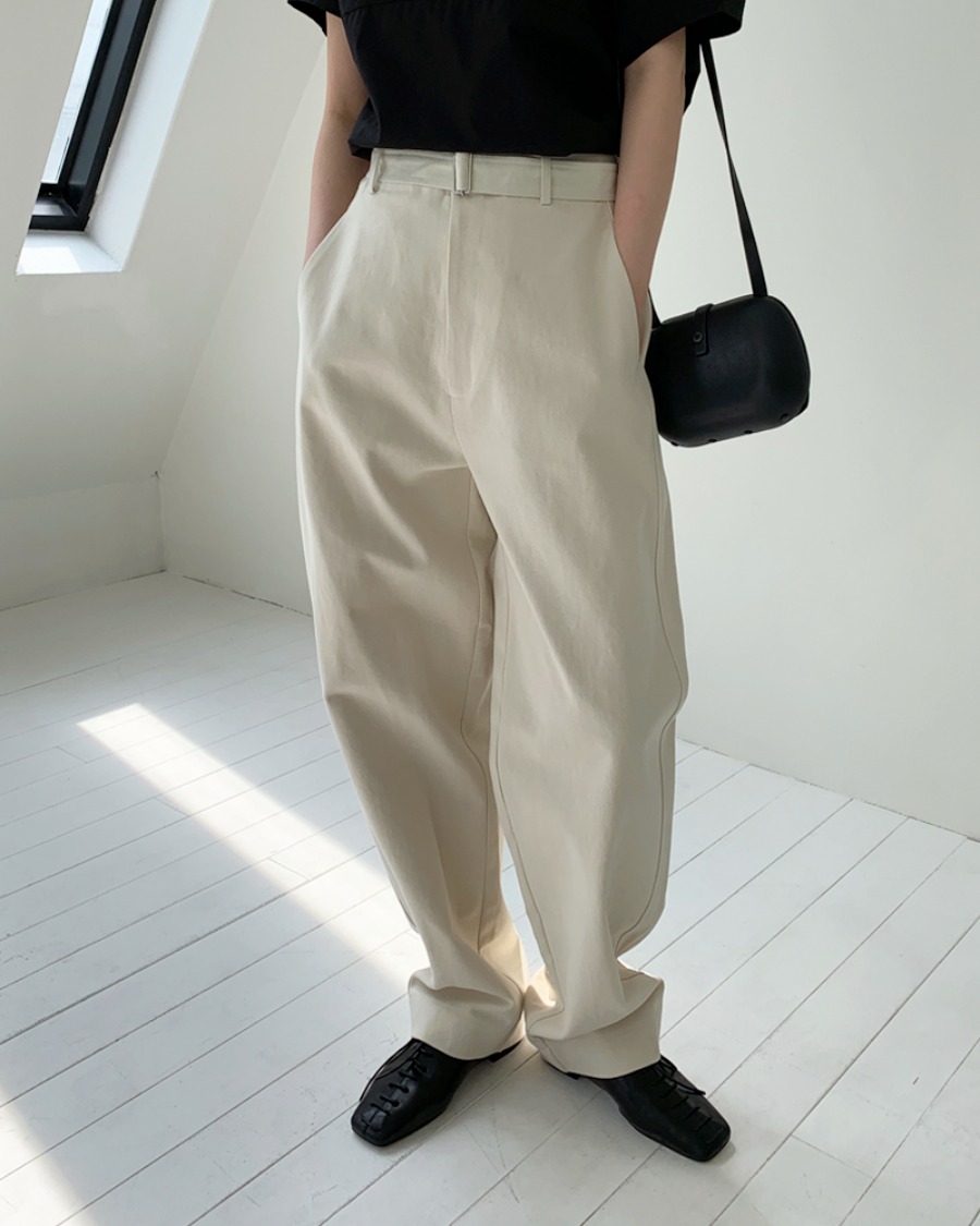 LOOSE BELTED PANTS (2c)