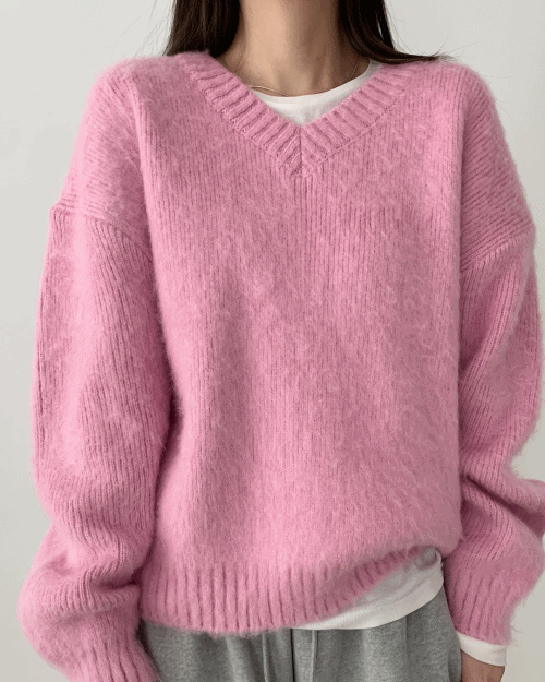 COTTON CANDY V SWEATER (2c)